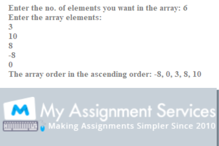 Java Assignment Program Input