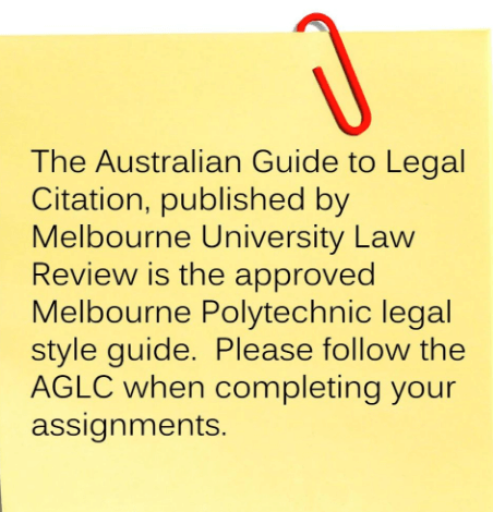 AGLC referencing style guide