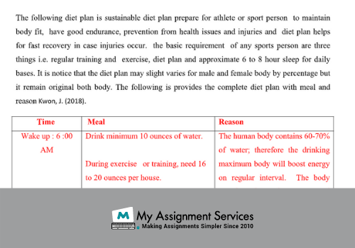 University assignment sample
